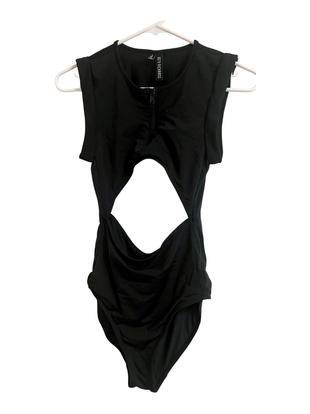 Black Cutout One-Piece Swimsuit